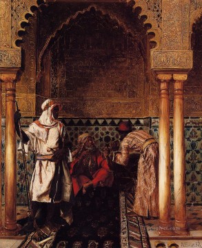 ルドルフ・エルンスト Painting - アラブの賢者ルドルフ・エルンスト